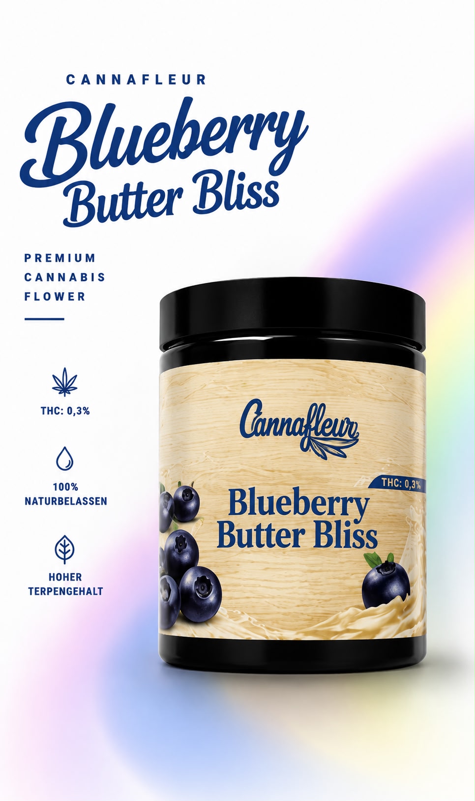Hanfblüten Tee - Blueberry Butter Bliss